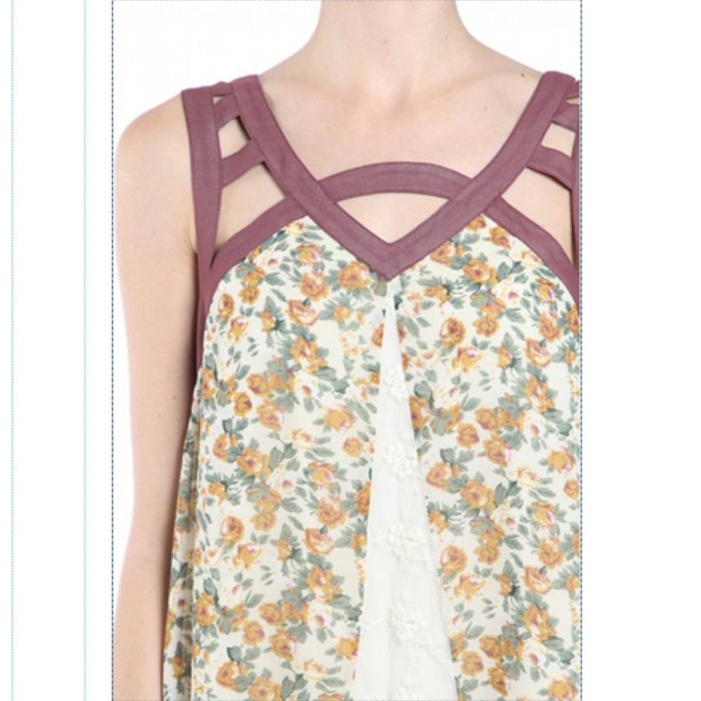 RYU ROSE PRINTED DRESS - Picture 4 of 6